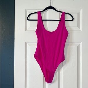 Zara Bright Fuchsia One-Piece Bodysuit